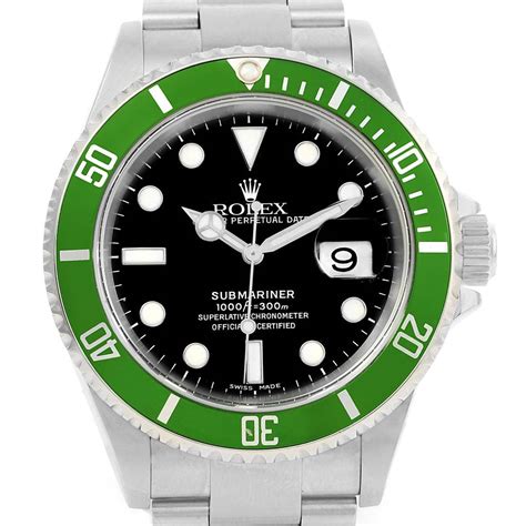 Rolex anniversary green bezel